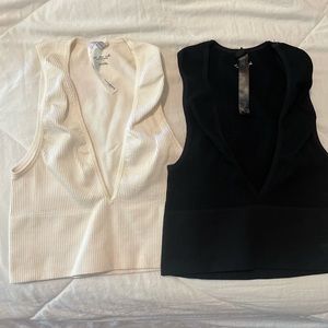 Urban Outfitters plunging tank tops